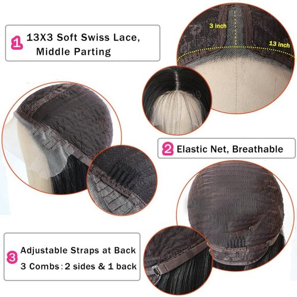 Ginger T part Lace Front Wigs - Picture 4 of 4